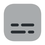 Subtitle SVG Icon